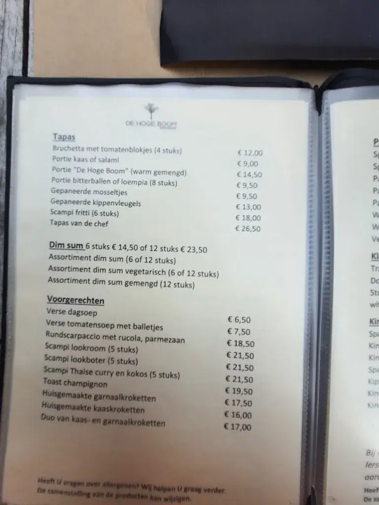 Menu_Brasserie De Hoge Boom_Kapellen_image_4