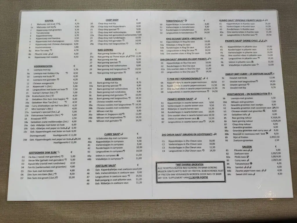 Menu_Golden City_Kapellen_image_1