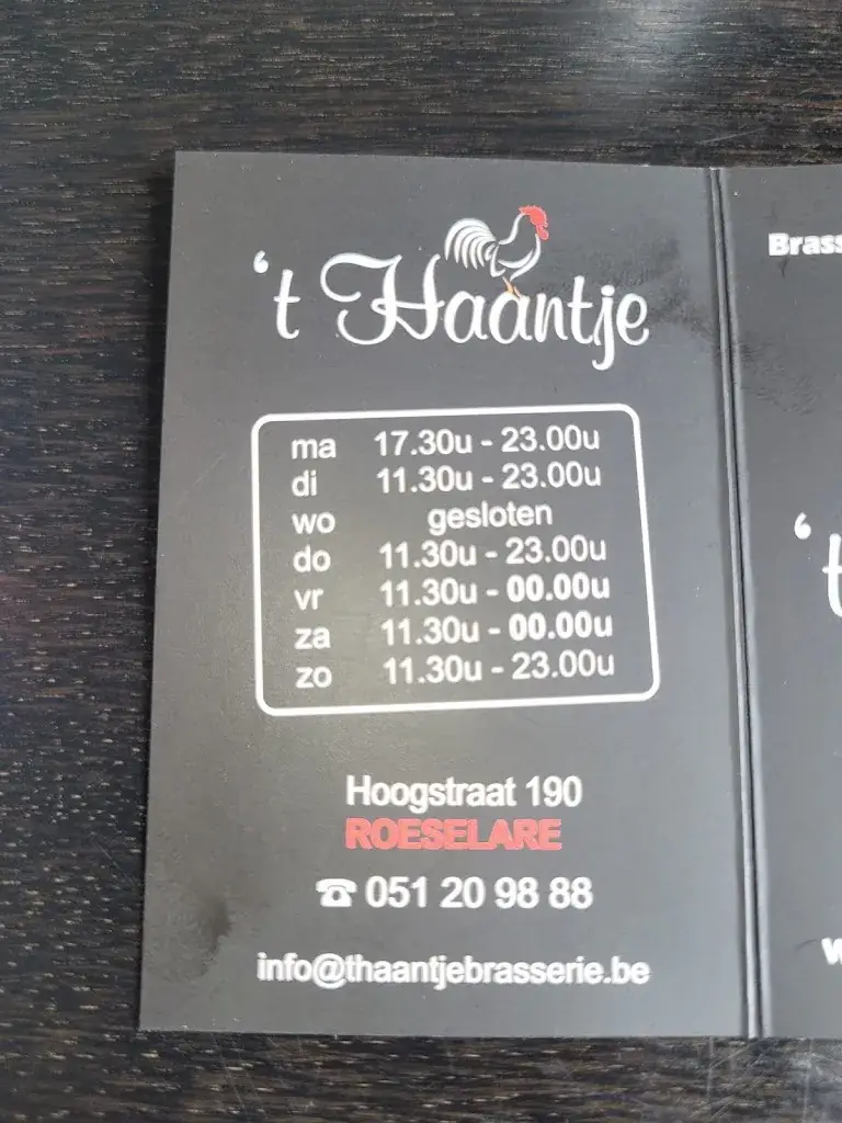 Menü_'t Haantje_Kortemark_Bild_2