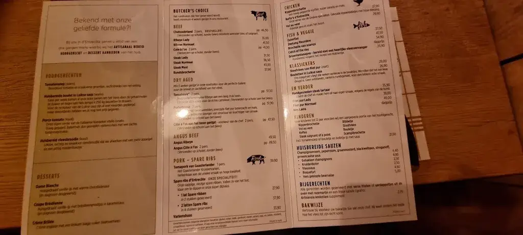 Menü_d’Entrecôte_Hasselt_Bild_4