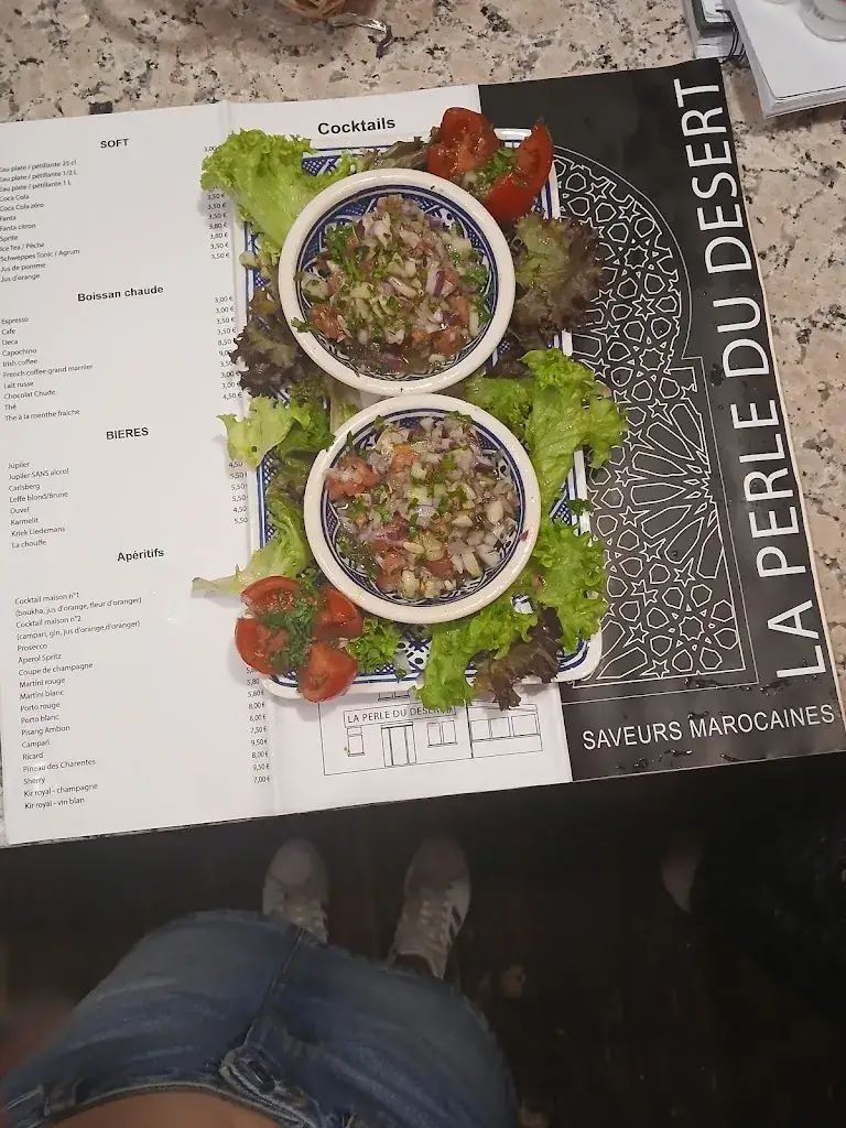 Menu_La Perle Du Desert_Kraainem_image_1