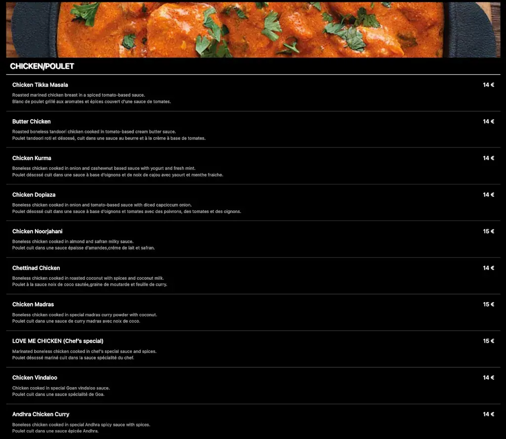 Menu_Love me kitchen_Kraainem_image_2