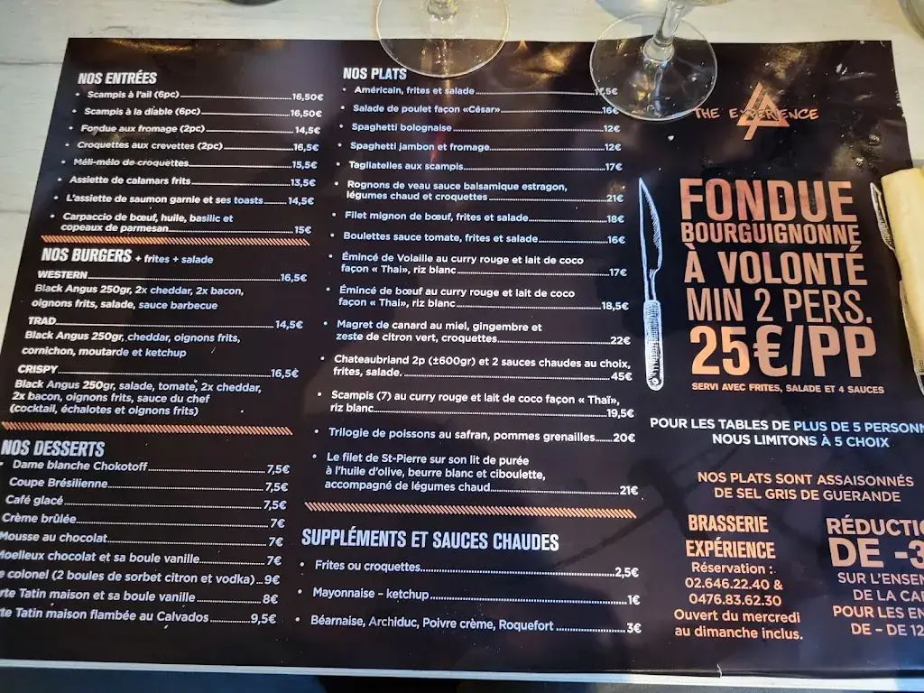 Menu_Brasserie The Experience_Wezembeek-Oppem_image_3
