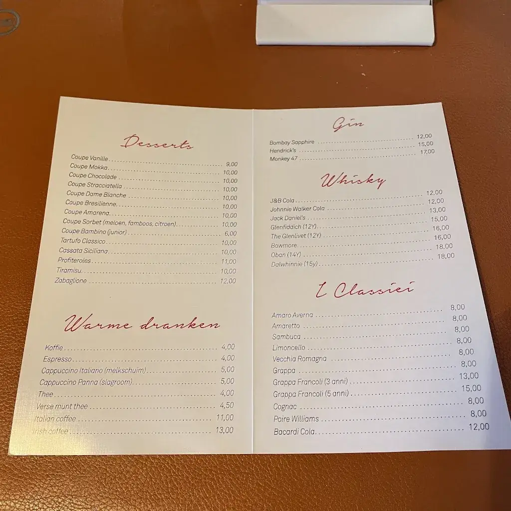 Menü_Ristorante Firenze_Kortenberg_Bild_2