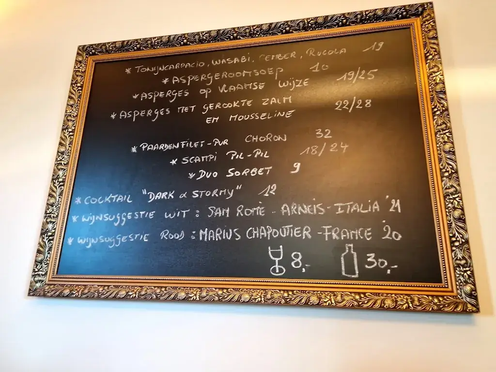 Menu_Auberge Des Princes_Kortenberg_image_3