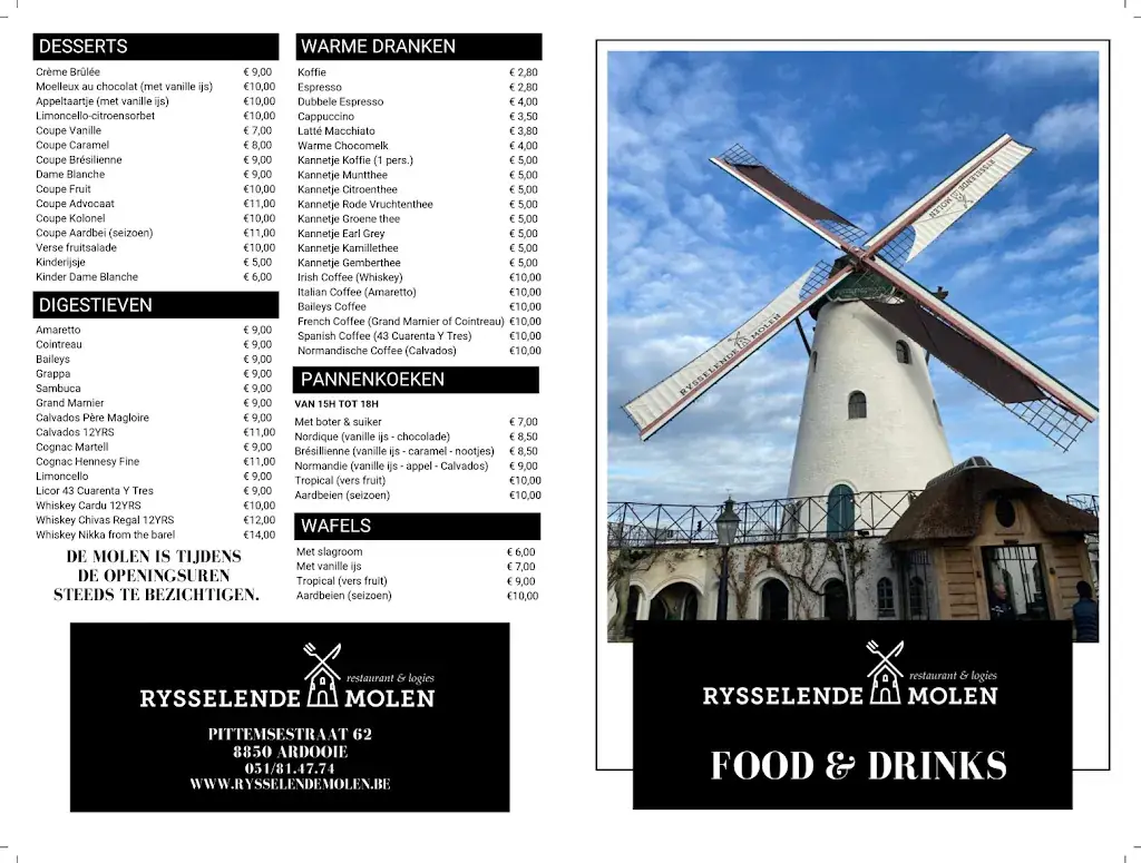 Menu_Rysselende Molen_Ardooie_image_1