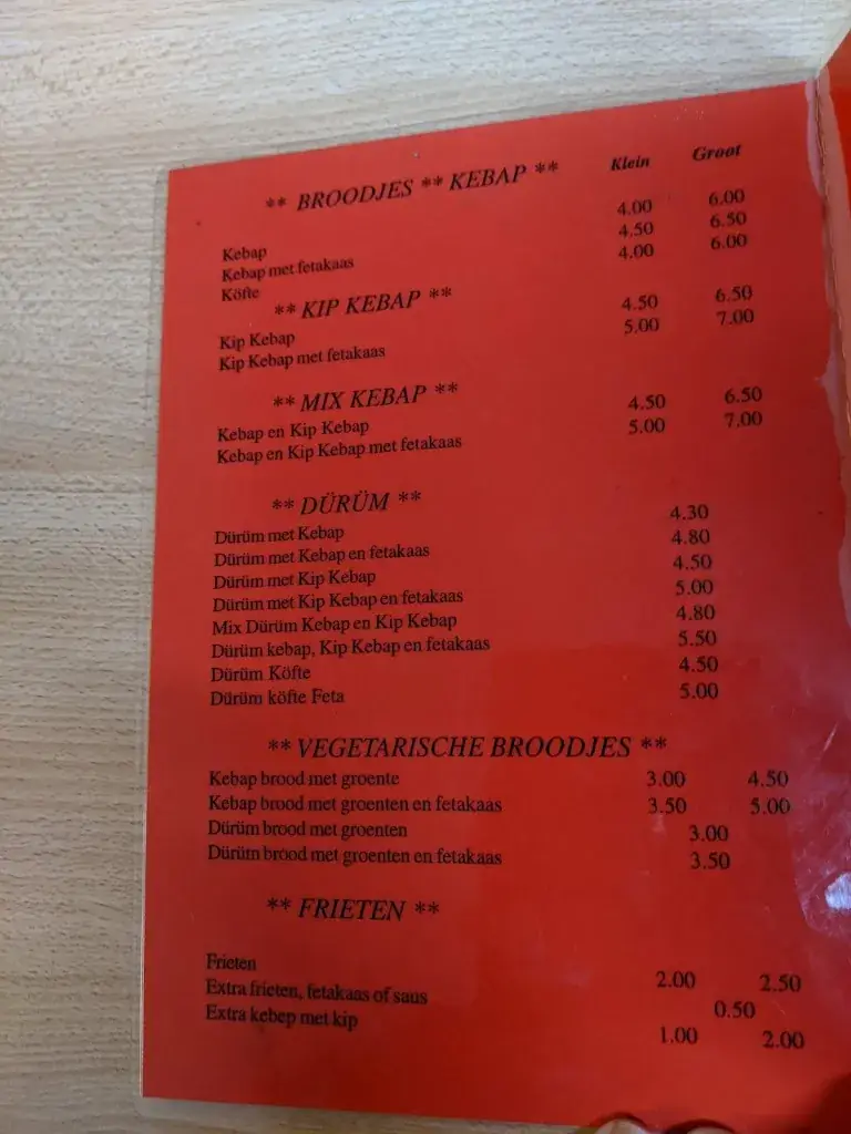 Menu_Sultan kebab_Kortenberg_image_3