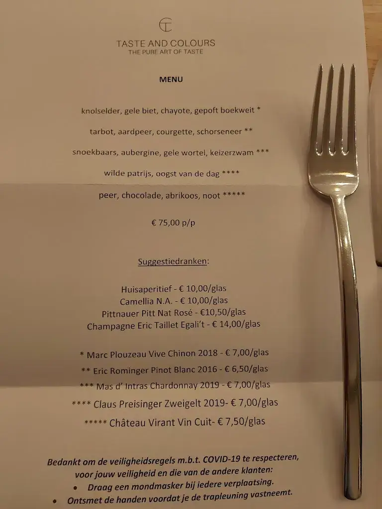 Menu_Restaurant Dirkjan Decock_Kortrijk_imagen_3