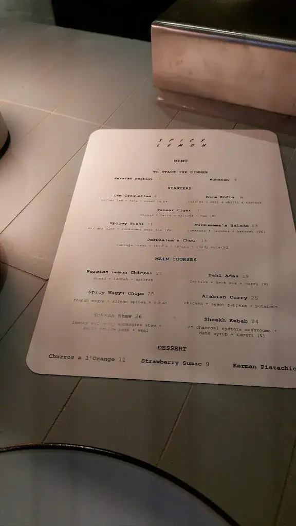 Menu_Spicy Lemon Kortrijk_Kortrijk_image_4