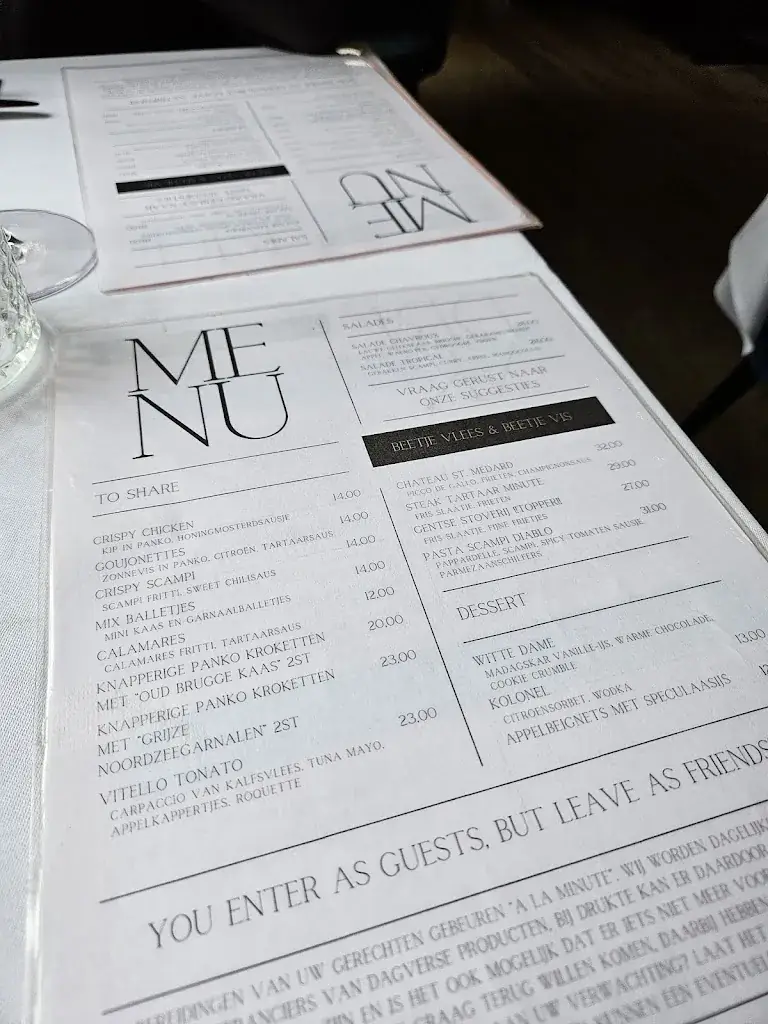 Menü_Brasserie St. Medard_Kortrijk_Bild_2