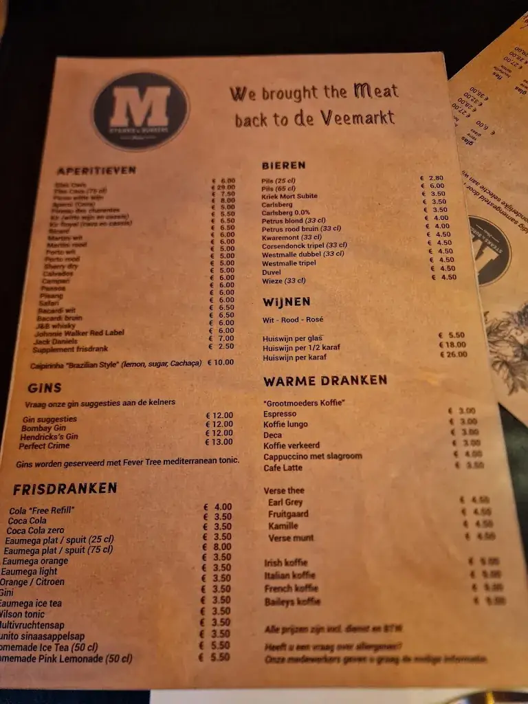 Menü_M Steaks & Burgers House_Kortrijk_Bild_4