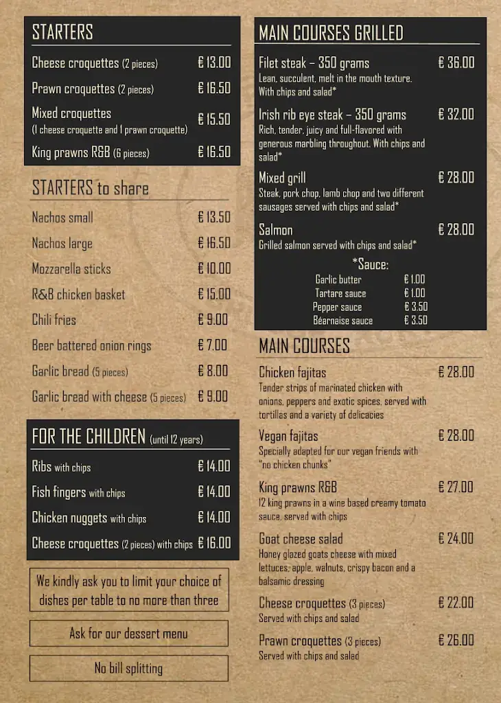 Menu_Ribs 'n Beer Kortrijk_Kortrijk_image_1