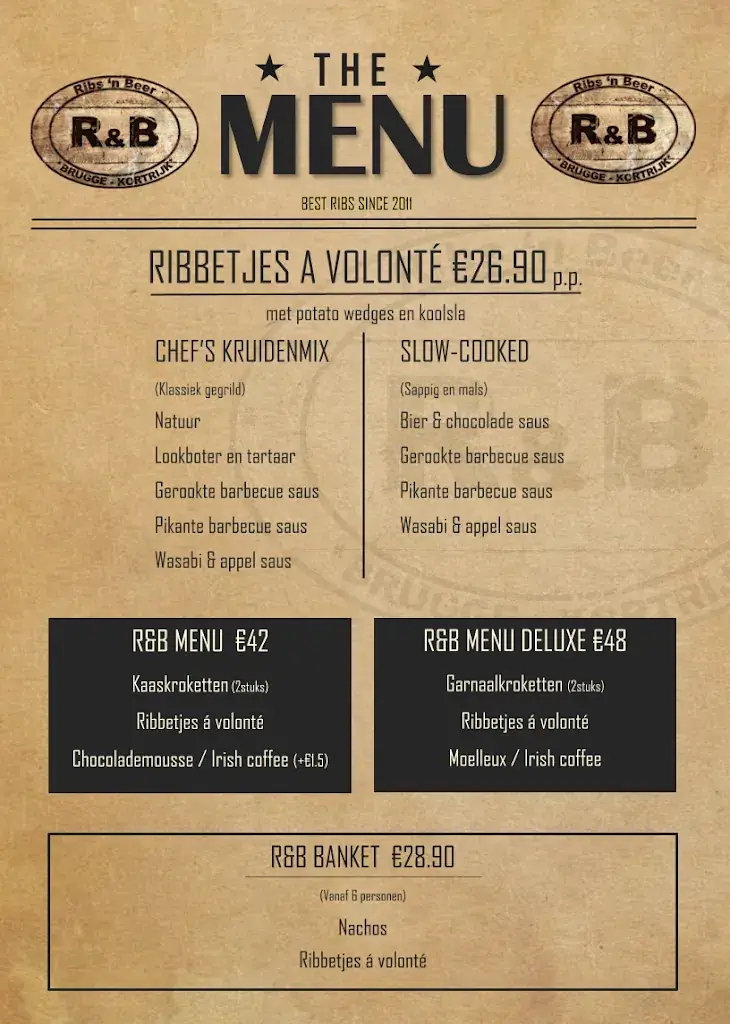 Menu_Ribs 'n Beer Kortrijk_Kortrijk_image_2