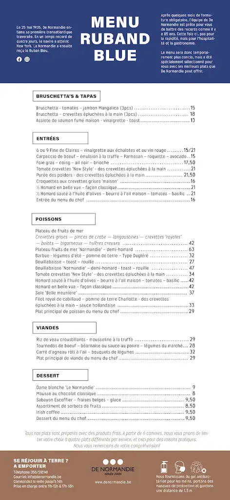 Menu_De Normandie_Koksijde_imagen_2