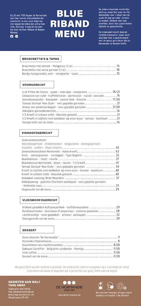 Menu_De Normandie_Koksijde_imagen_3