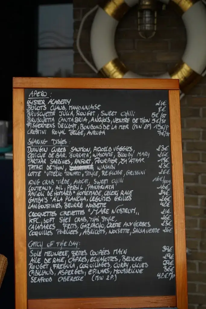 Menu_Julia Fish & Oysterbar_Koksijde_imagen_2