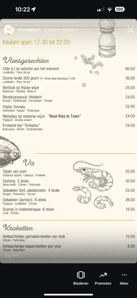 Menu_Pinot Restaurant & Bar_Koksijde_image_3