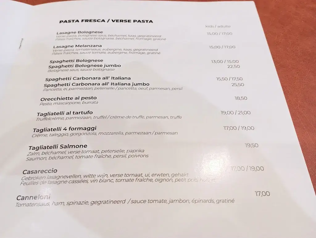 Menu_Ristorante Il Tartufo_Koksijde_image_3