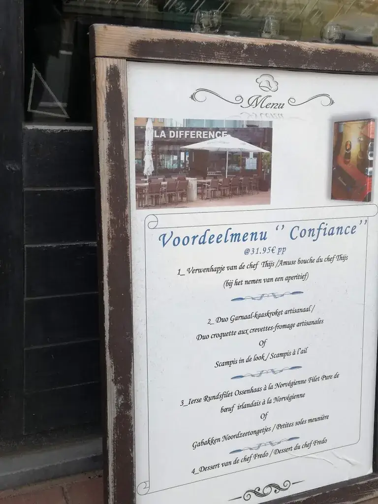 Menu_La Difference Koksijde_Koksijde_image_1