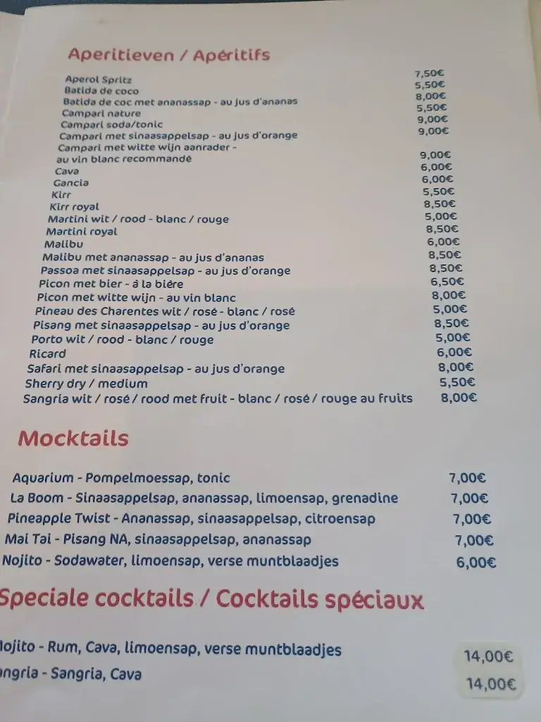 Menu_'t Wit Zand_Koksijde_imagen_1