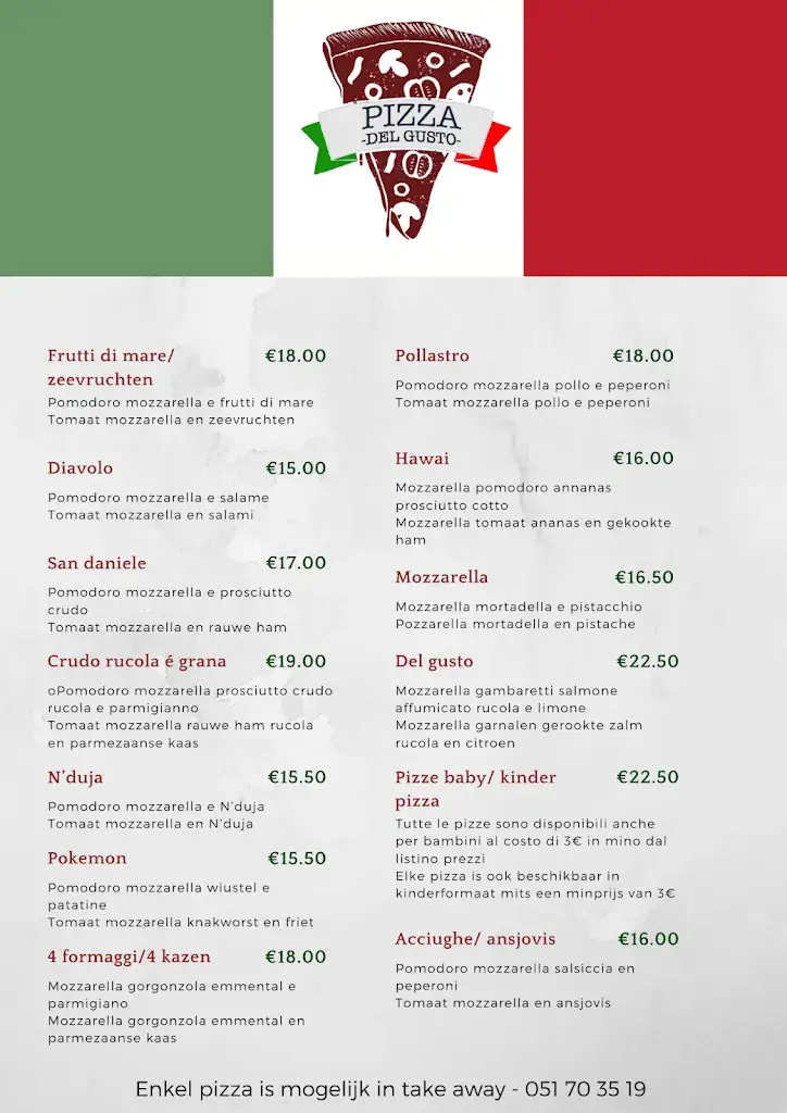 Menu_Pizza Del Gusto_Ardooie_image_1
