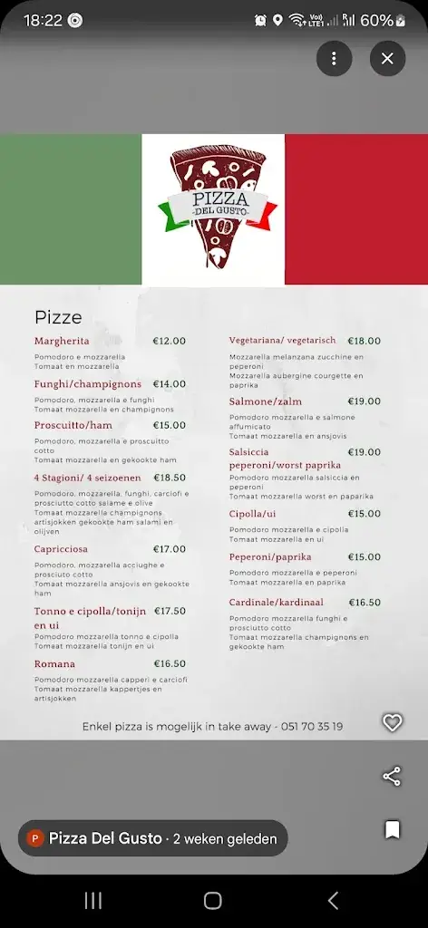 Menu_Pizza Del Gusto_Ardooie_image_2