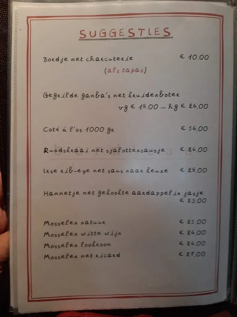 Menü_Bord'eau Restaurant_Harelbeke_Bild_3