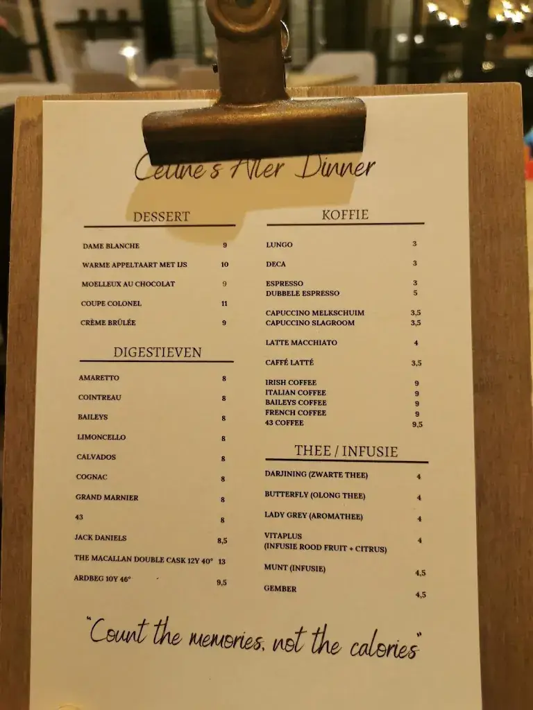 Menu_Céline's_Kruishoutem_image_1