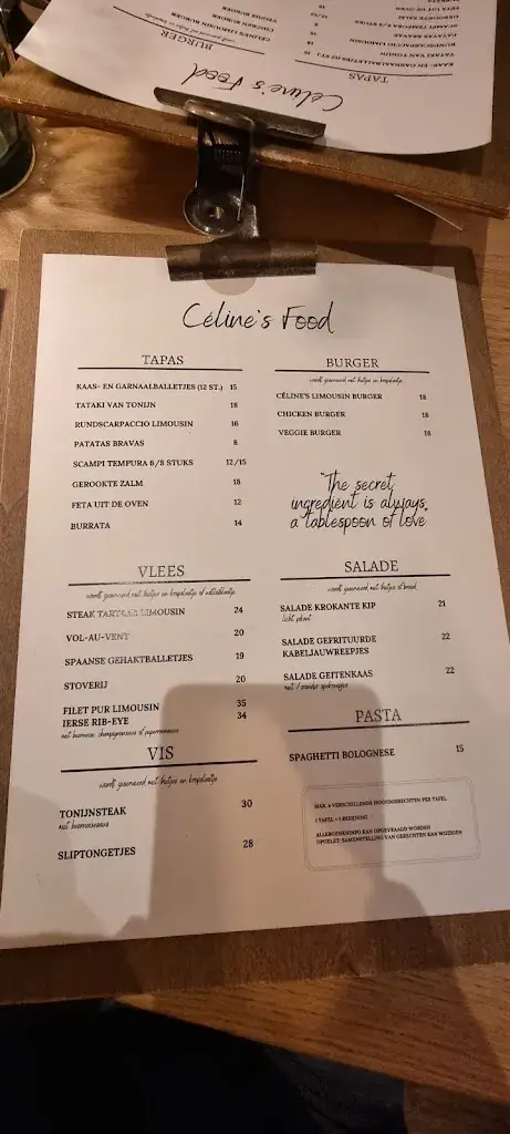 Menu_Céline's_Kruishoutem_image_2