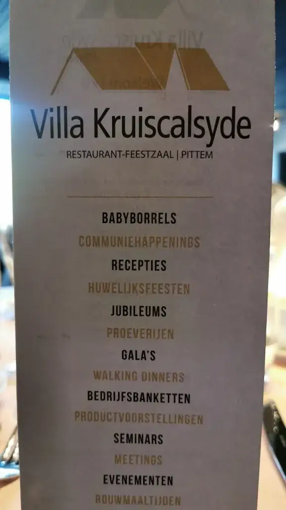 Menu_Villa Kruiscalsyde Pittem | Restaurant - Feestzaal_Pittem_image_1