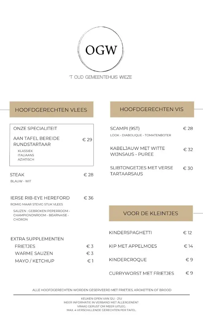 Menü_'t Oud Gemeentehuis Wieze_Lebbeke_Bild_2