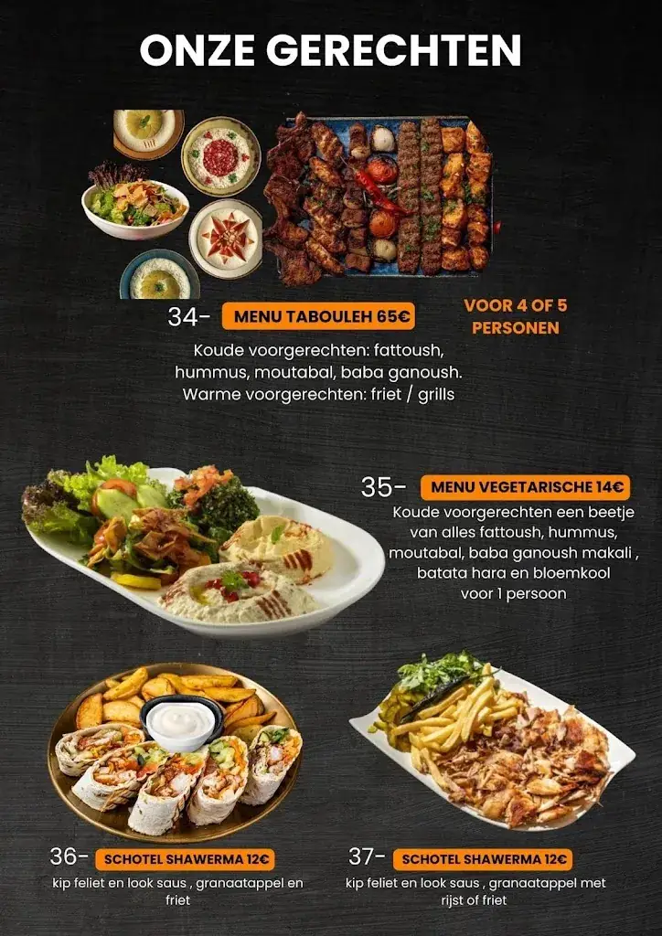 Menu_TABOULEH 2 restaurant مطعم تبوله_Gent_image_2