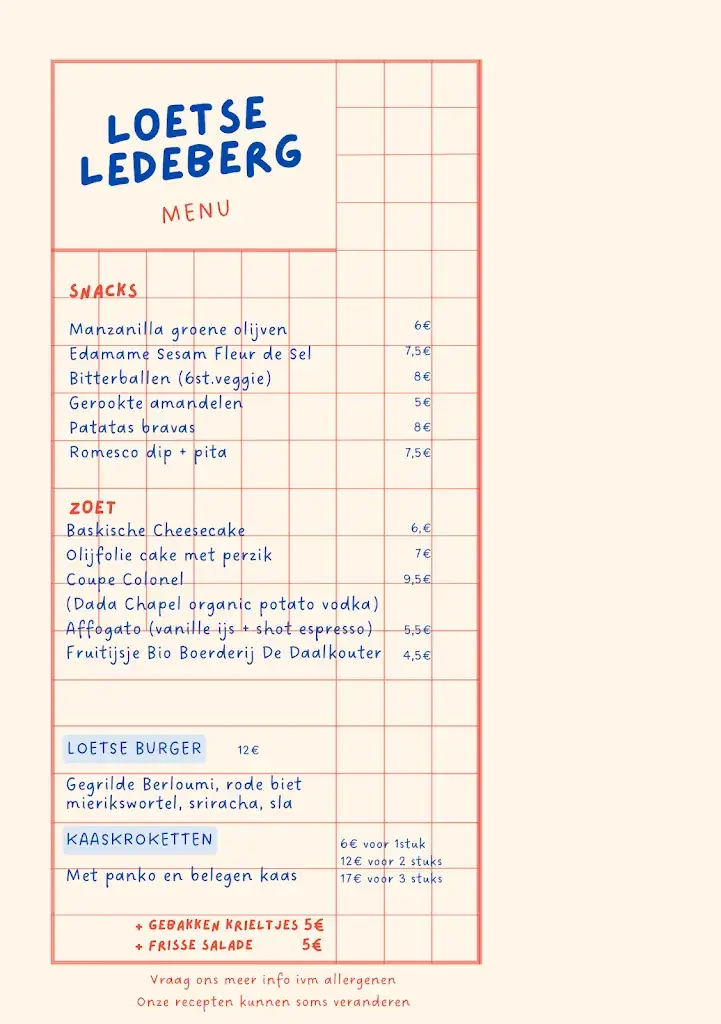 Menu_Loetse Ledeberg_Gent_imagen_1