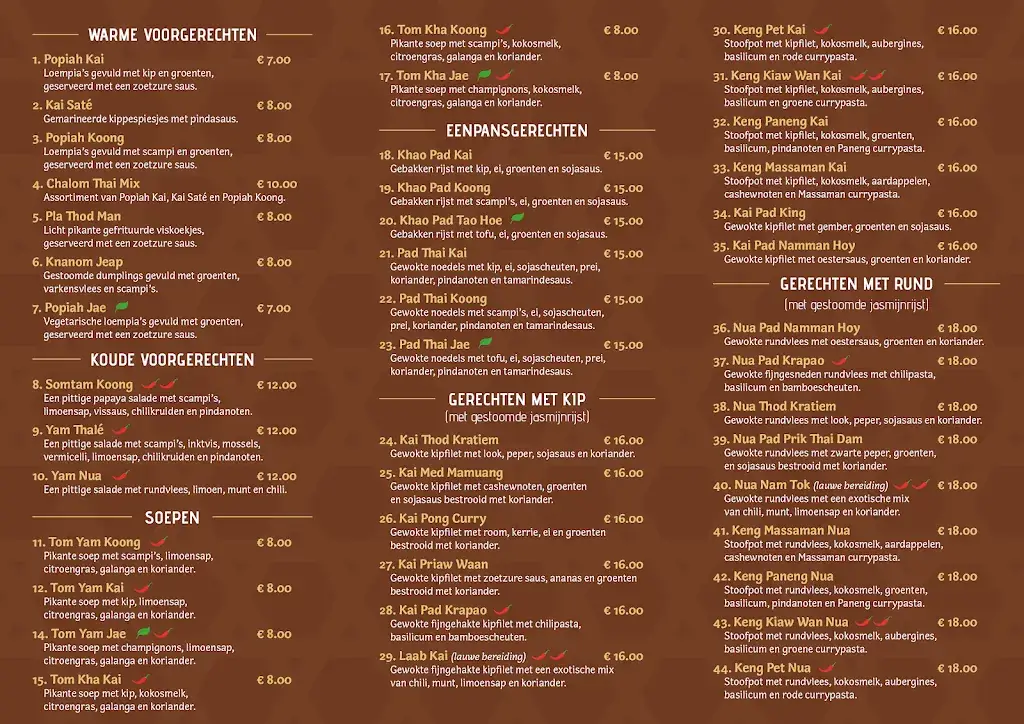 Menu_Chalom Thai Restaurant_Lede_image_1