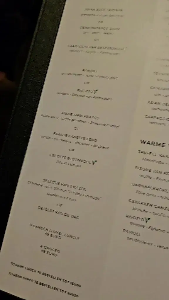 Menu_Bistrôt Le Ciel_Lanaken_image_3