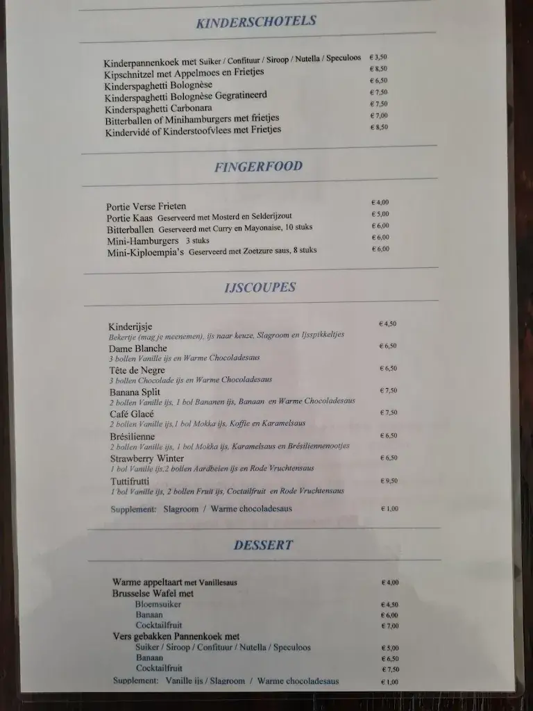 Menü_Eetcafé Huis Meers_Lanaken_Bild_1