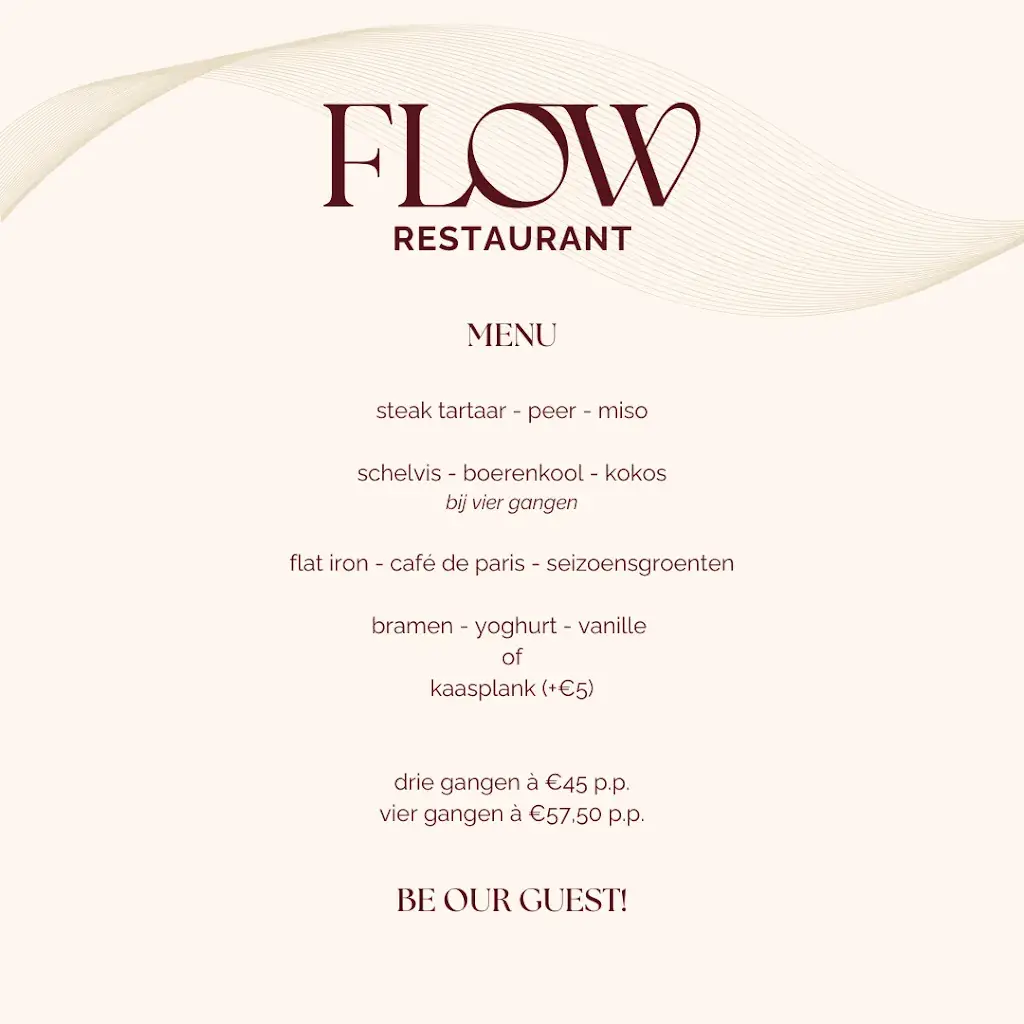 Menu_Flow Restaurant Lanaken_Lanaken_image_1