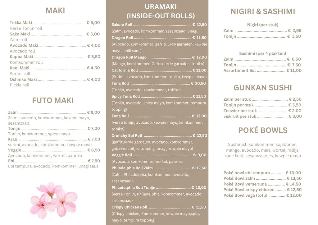 Menu_le sakura_Lanaken_image_1