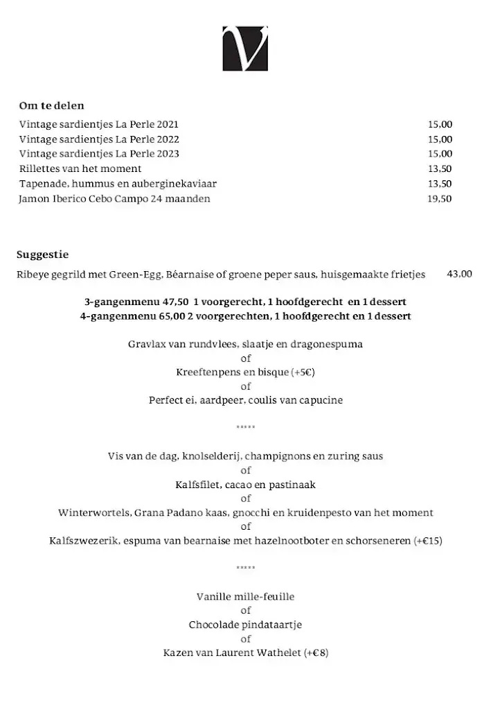 Menu_Monsieur V_Linkebeek_image_1