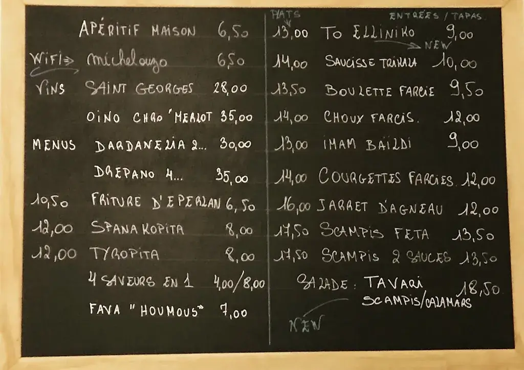 Menu_Au Cœur Bleu_Linkebeek_image_1