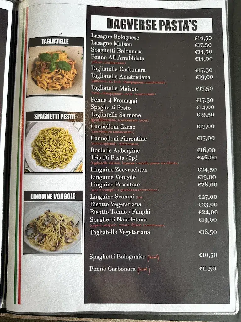 Menu_Sole D'italia_Lichtervelde_imagen_4