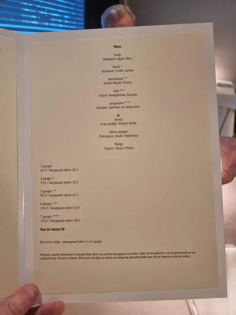 Menü_Restaurant Philippe_Alken_Bild_1