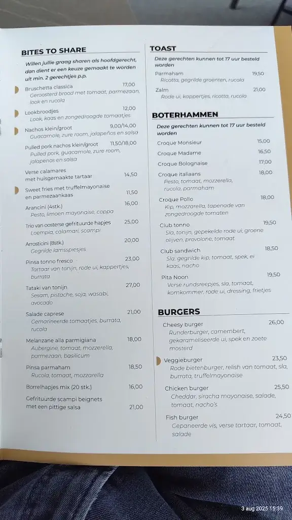 Menu_NOON by Prestige_Leopoldsburg_imagen_1