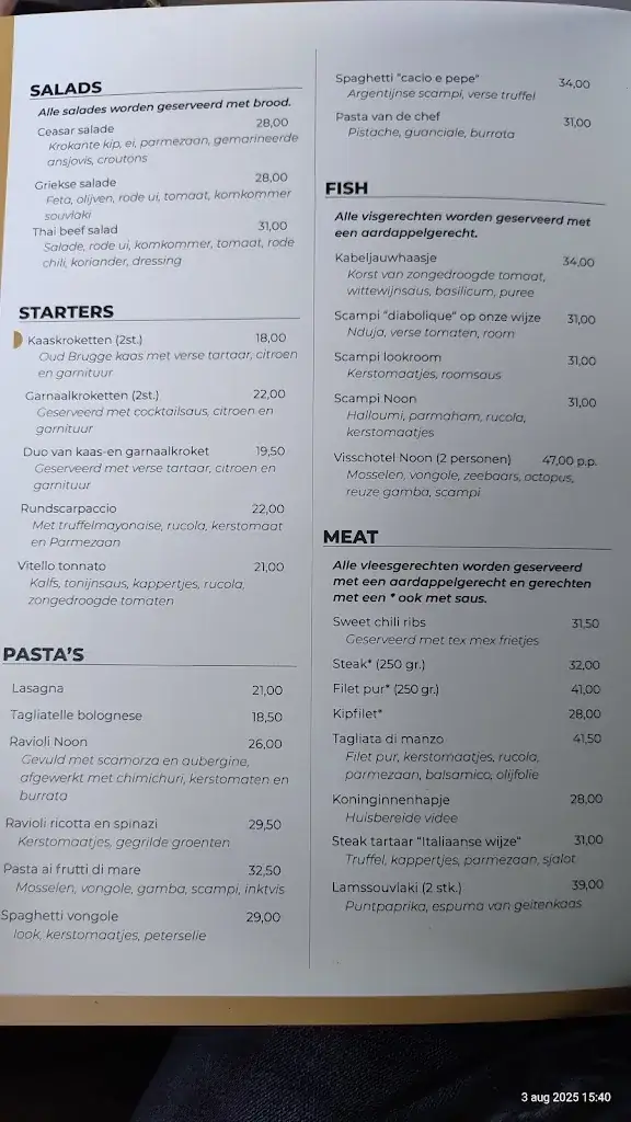 Menu_NOON by Prestige_Leopoldsburg_imagen_2