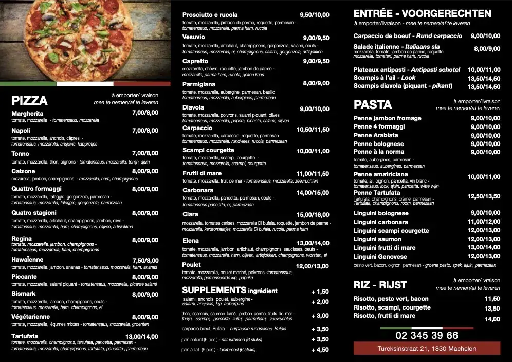Menu_Pizza Clara_Machelen_image_1