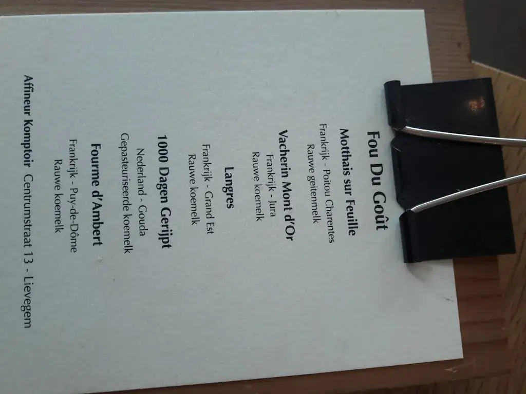 Menu_Fou du Goût_Lovendegem_imagen_1