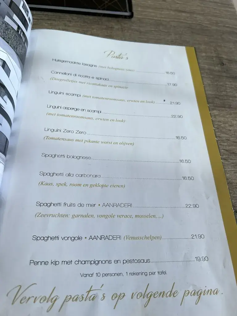 Menu_Zero Zero Grand Café_Maasmechelen_image_1