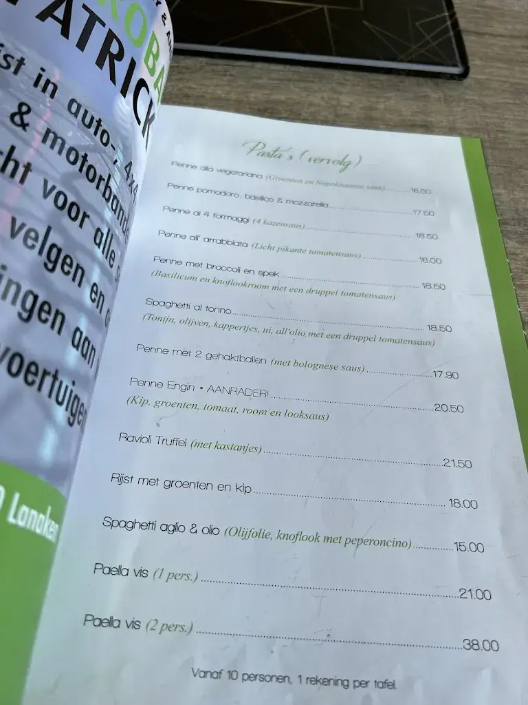 Menu_Zero Zero Grand Café_Maasmechelen_image_3