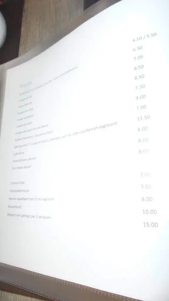 Menu_'t Brigandje_Maldegem_image_2