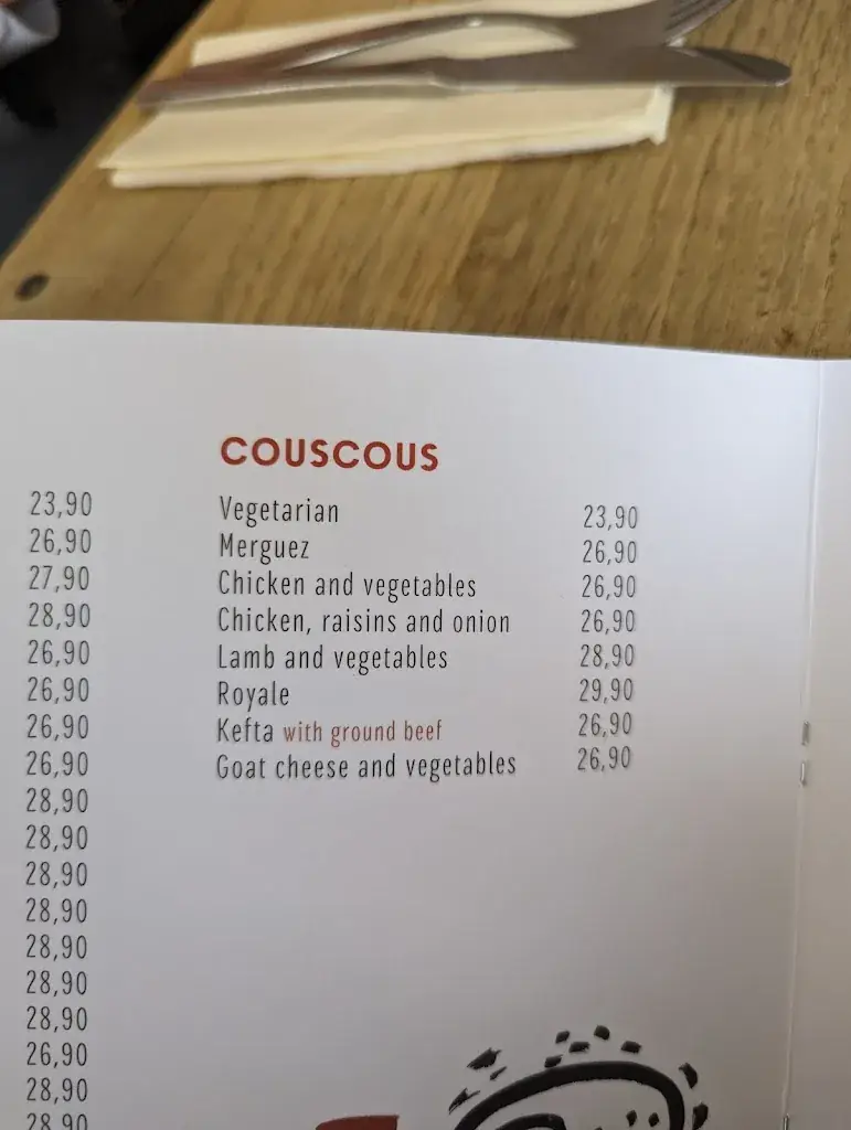 Menü_La Boya_Mechelen_Bild_1